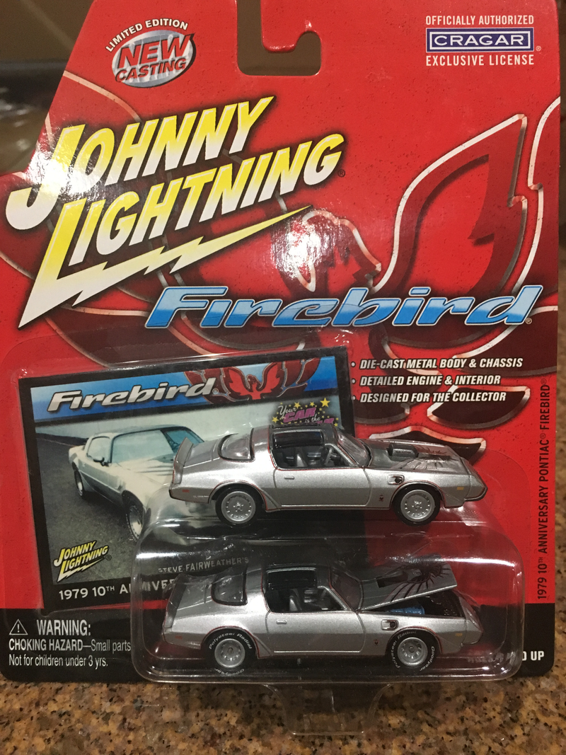 Illustration for article titled Johhny Lightning 1979 10th Anniversary Firebird and please help!